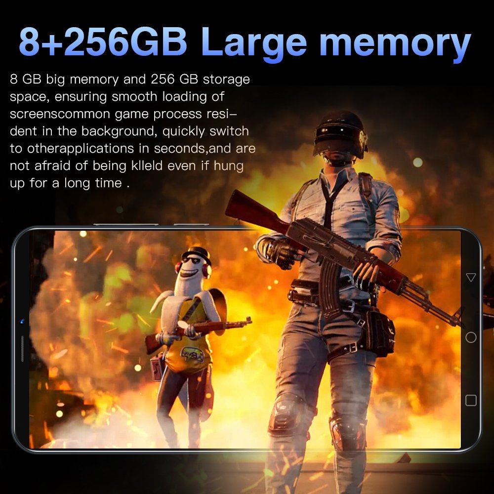 Wholesale Cheapest Phone Supplier Face Unlocked Mini Smartphone Android Phone Mobiles S22 5.5 Inch 8+256G Mobail Phone Lcd 48 MP